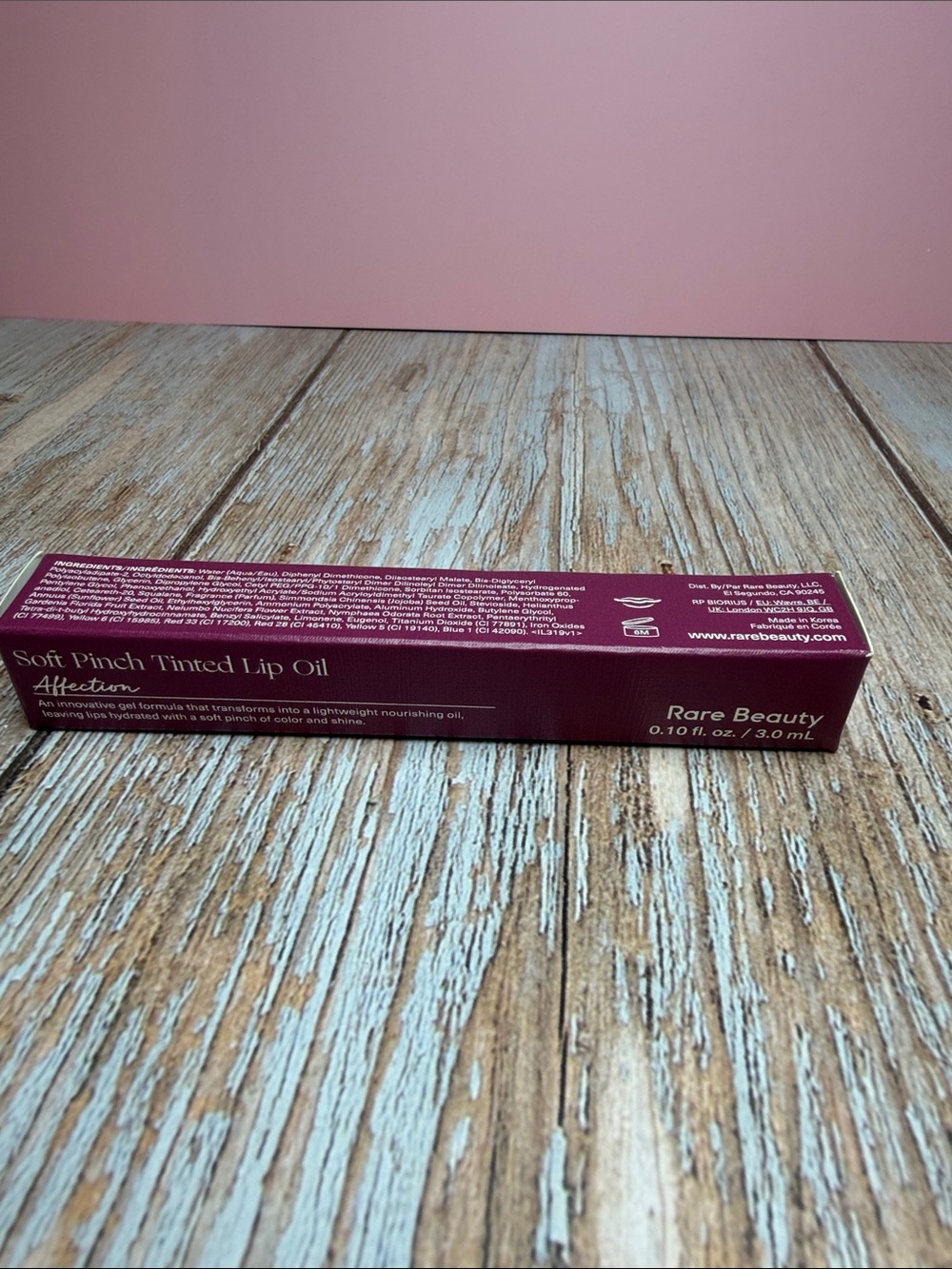 Rare Beauty Soft Pinch Tinted Lip Oil - Affection (Burgundy)